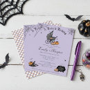 Search for goth baby shower invitations Witch