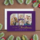 Search for purple and gold christmas cards Photo collage