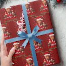 Search for funny xmas wrapping paper Santa