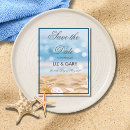 Search for sea shells save the dates Modern