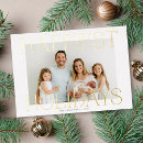 Search for simple elegant christmas cards Gold