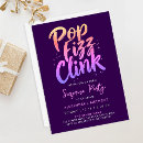 Search for pop fizz clink invitations New year's eve party