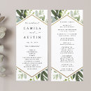 Search for greenery wedding programmes Dusty blue