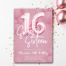 Search for stylish sweet 16 invitations Feminine