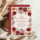 Search for burgundy and cream invitations For her