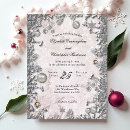 Search for snowflake wedding postcards Glitter