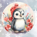 Search for cute christmas penguin stickers Baby