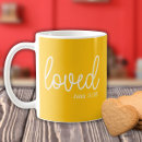 Search for love faith mugs Typography