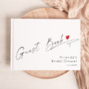 Search for minimalist wedding guest books Bridal shower