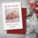 Search for newborn christmas cards Baby first christmas