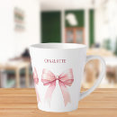 Search for white bow mugs Pink