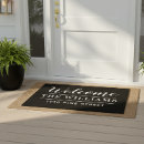Search for black and white stripes doormats Calligraphy script