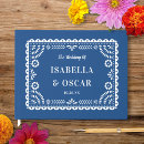 Search for mexican wedding guest books Blue