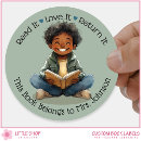 Search for boy reading bookplates This book belongs to