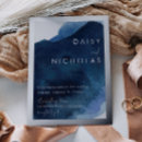 Search for blue watercolor splash invitations Navy