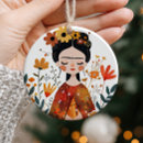 Search for frida kahlo christmas tree decorations Floral