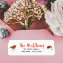 Search for cardinal return address labels Red and white