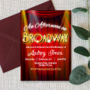 Search for broadway invitations Red carpet