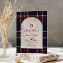 Search for red plaid baby shower invitations Vintage