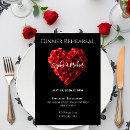 Search for hearts rehearsal dinner invitations Trendy