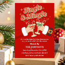 Search for retro cocktail christmas invitations Jingle and mingle