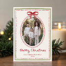 Search for cream christmas cards Red and green