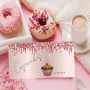 Search for gold cupcake business cards Sweets