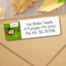 Search for cute turkey return address labels Cartoon