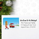 Search for comical return address labels Reindeer