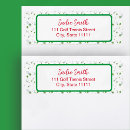 Search for golf club return address labels Watercolor