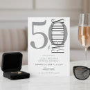 Search for black and grey birthday invitations Fifty and fabulous
