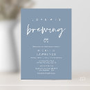Search for cute party invitations Dusty blue