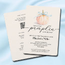 Search for little pumpkin shower invitations Autumn fall