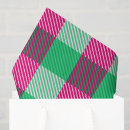 Search for pink gingham tissue paper Green