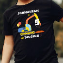 Search for construction birthday tshirts Digger