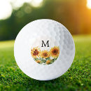 Search for sunflower golf equipment Watercolor