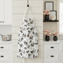 Search for black skull aprons Floral