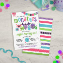 Search for monster mash birthday invitations Colourful monsters