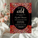 Search for red leopard invitations Luxury