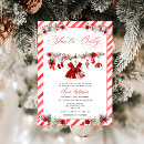 Search for christmas baby girl shower invitations Winter