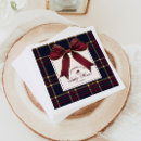 Search for red plaid christmas napkins Gender neutral