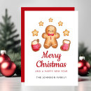 Search for gingerbread man christmas cards Modern