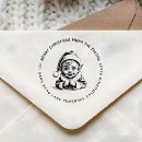 Search for elf mail rubber stamps Merry christmas
