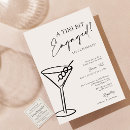 Search for martini bridal shower invitations Elegant