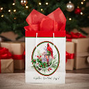 Search for cardinal gift bags Watercolor