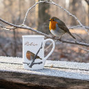 Search for red robin birds mugs Winter