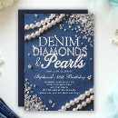 Search for denim and pearls invitations For her