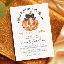 Search for disco ball baby pregnancy invitations Groovy