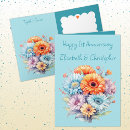 Search for 1st anniversary cards Floral
