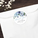 Search for romantic watercolor stickers Dusty blue